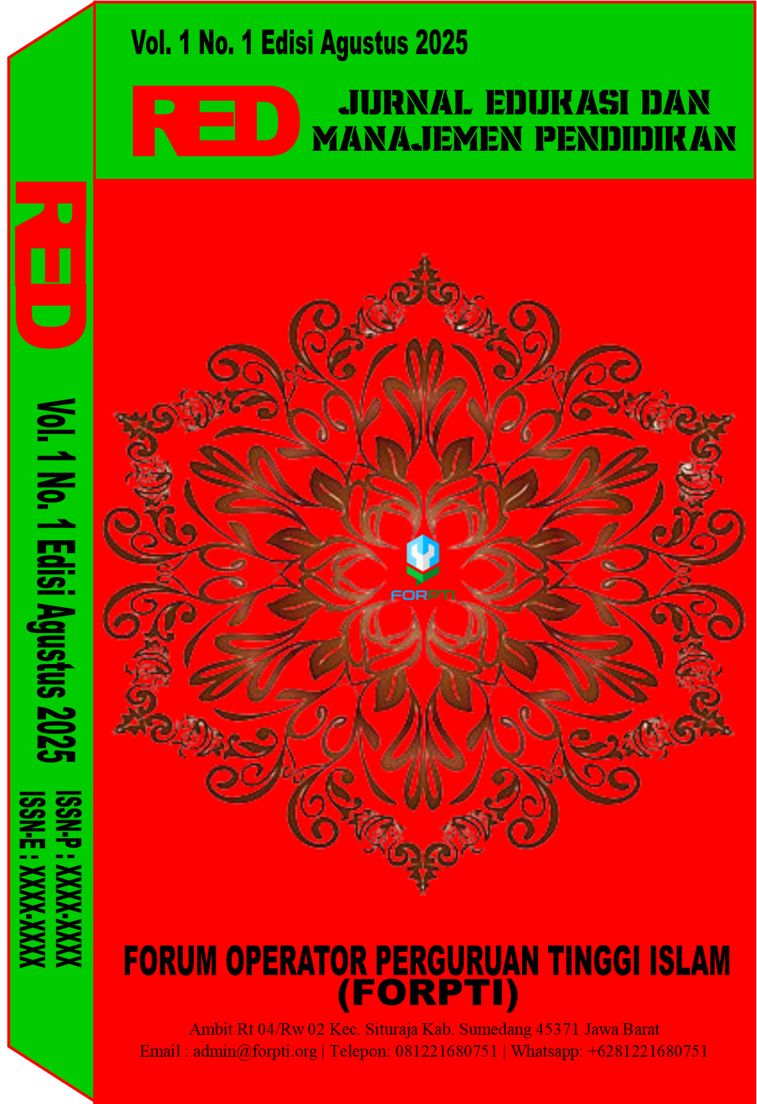 					View Vol. 1 No. 1 (2025): RED (Jurnal Edukasi dan Manajemen Pendidikan)
				